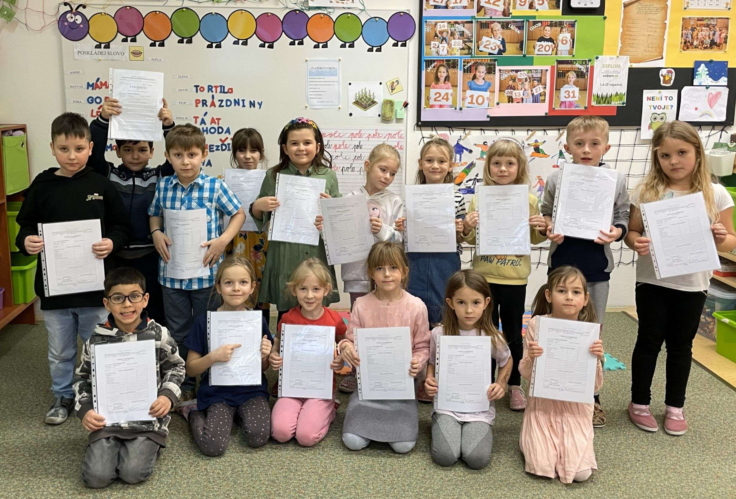 1.A první vysvědčení