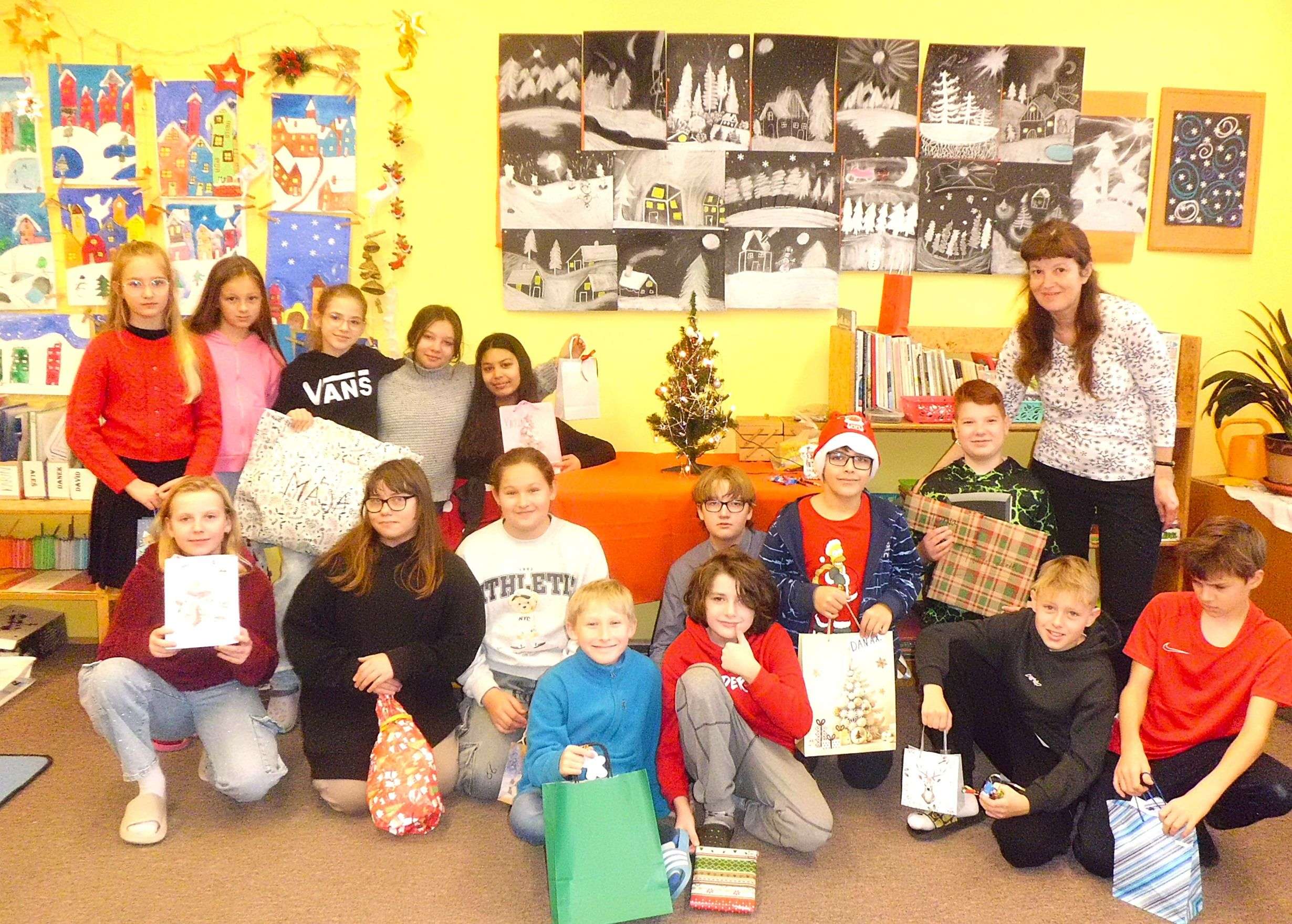 Vzpomínka - Vánoční besídka v 5.A