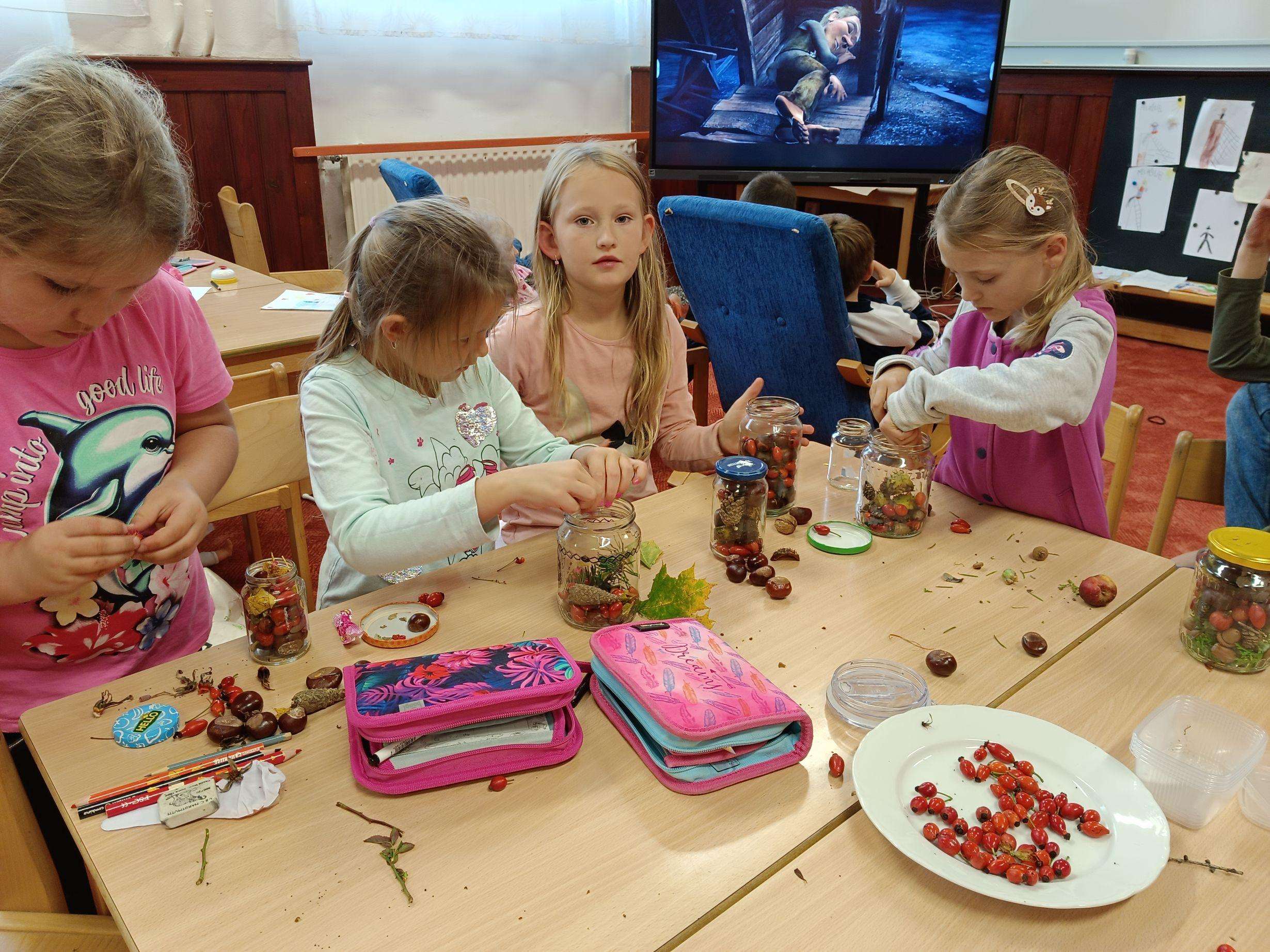 Podzimní tvoření ve školní družině