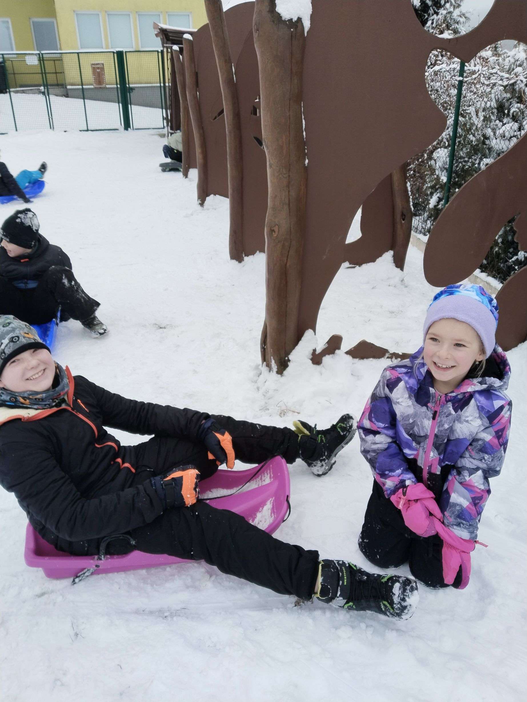 Sněhové radovánky v ŠD