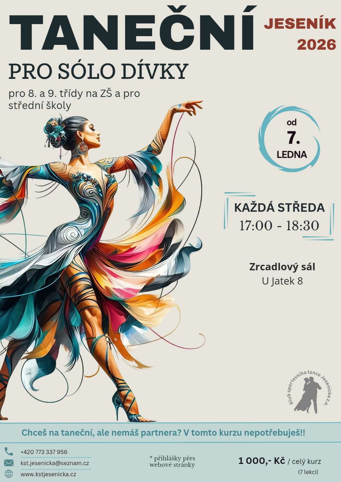 Taneční pro dívky 2026