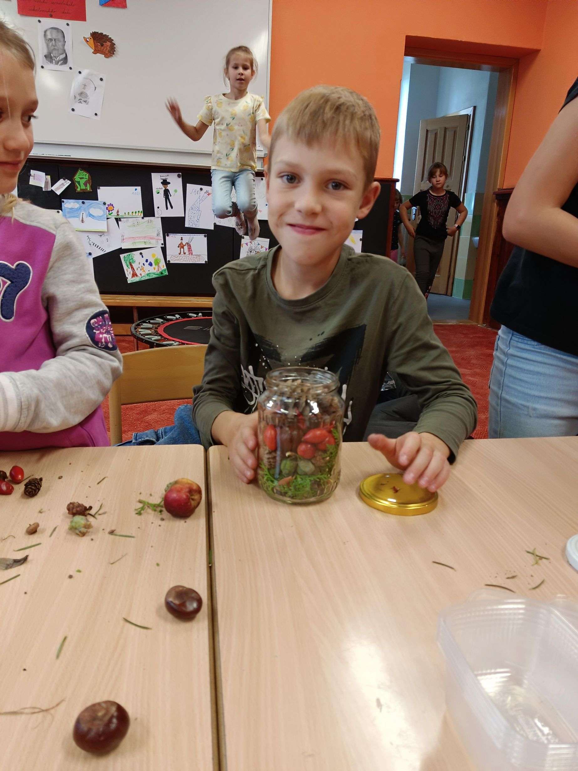 Podzimní tvoření ve školní družině