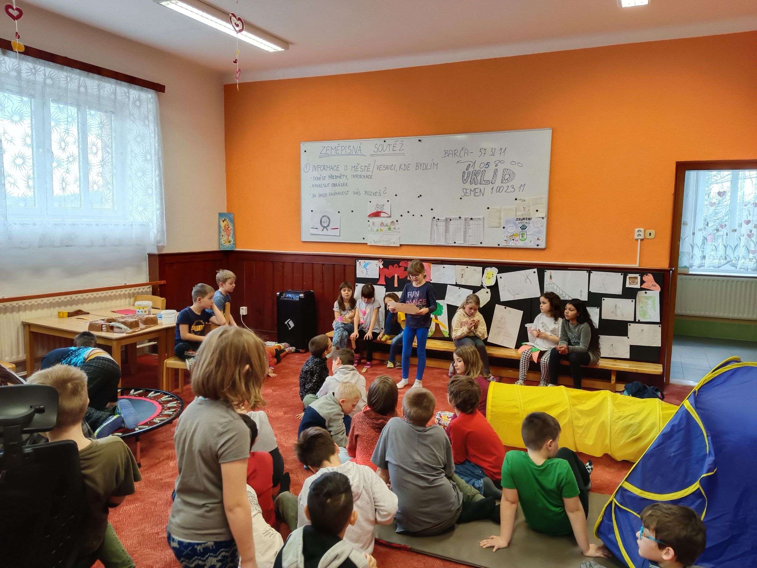 Zeměpisná soutěž v družině