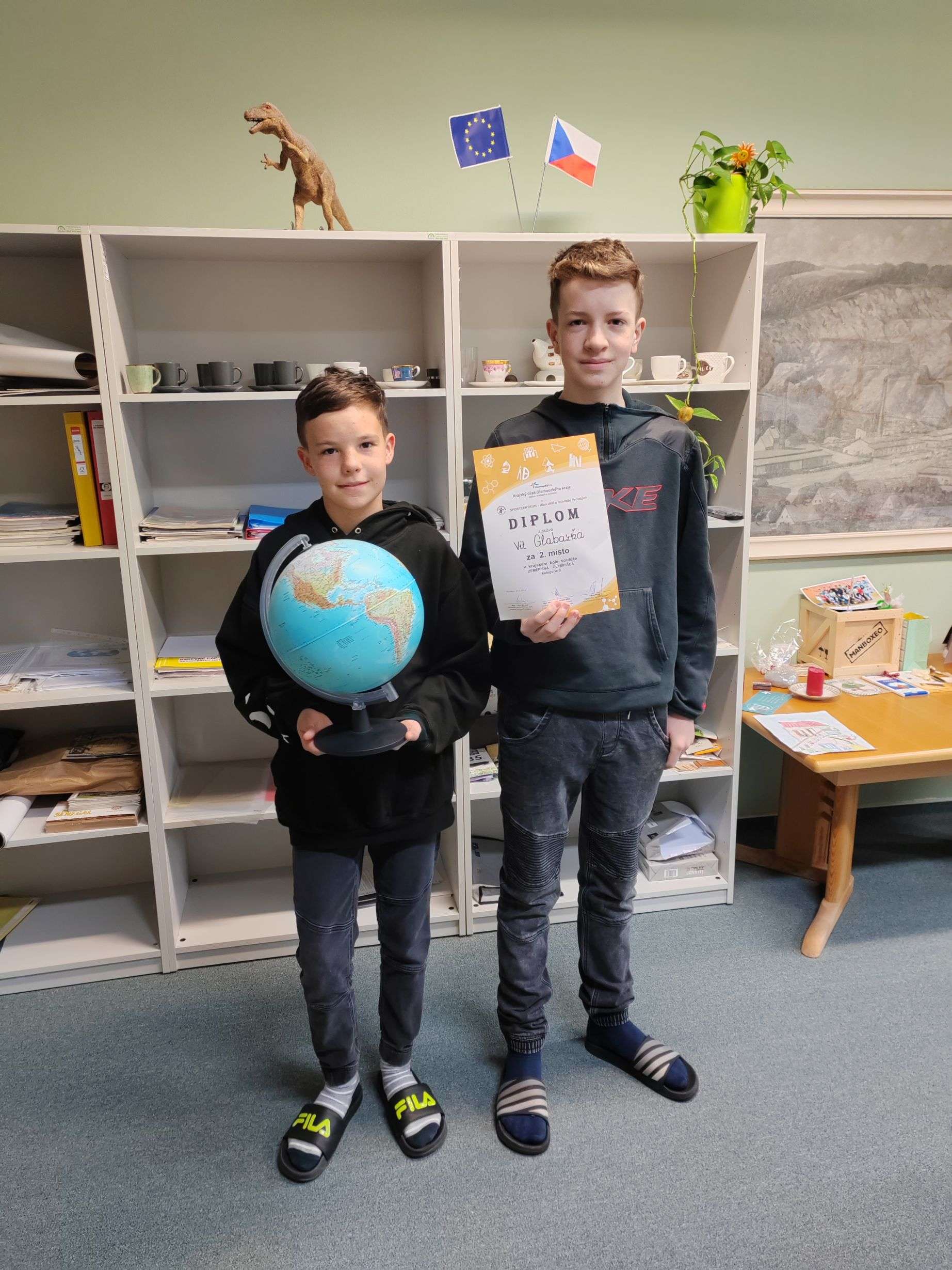 Velký úspěch našich žáků v zeměpisné olympiádě!!!