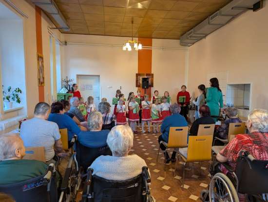 Vánoce v domově pro seniory