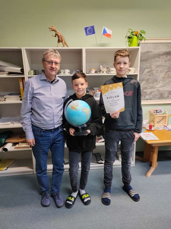 Velký úspěch našich žáků v zeměpisné olympiádě!!!
