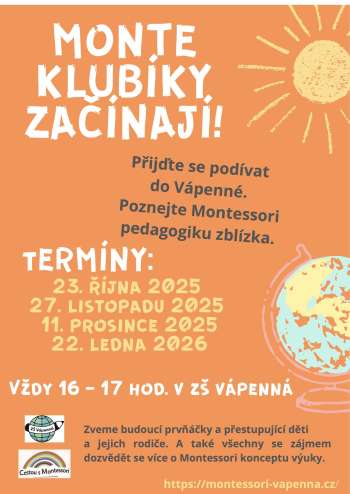 Montessori klubík pro zájemce - děti a rodiče